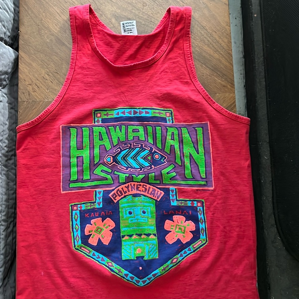 Hawaiian Style Tank Top